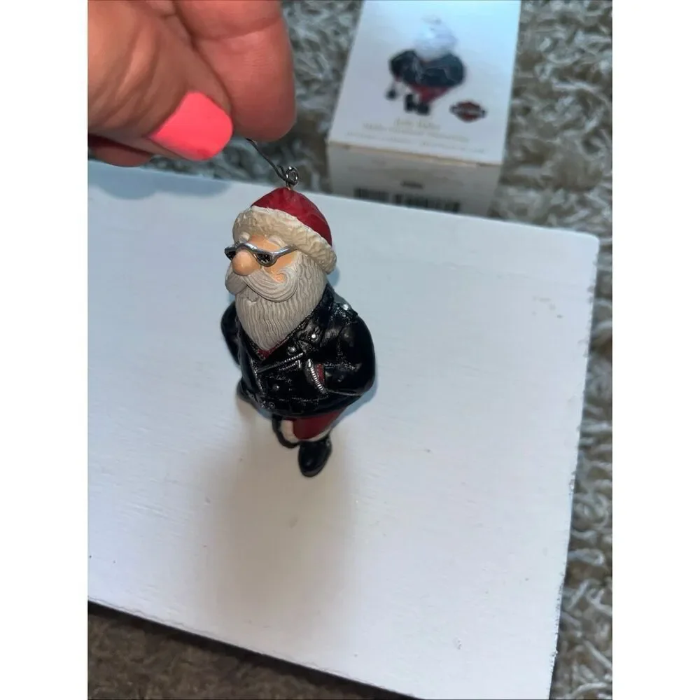 2007 Hallmark Keepsake - Jolly Rider Harley Davidson Motorcycles - With BOX